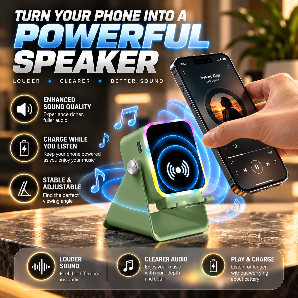 SoundWave 5-in-1 Smart Speaker